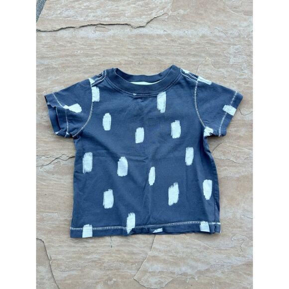 Tea Collection Toddler T-Shirt – Grey White– Size 2T Paint Brush - Picture 1 of 2